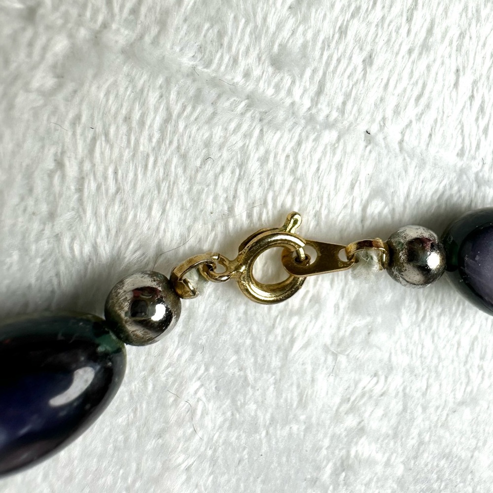 ❌SOLD 💜Vintage Beaded Necklace - Picture 6 of 7